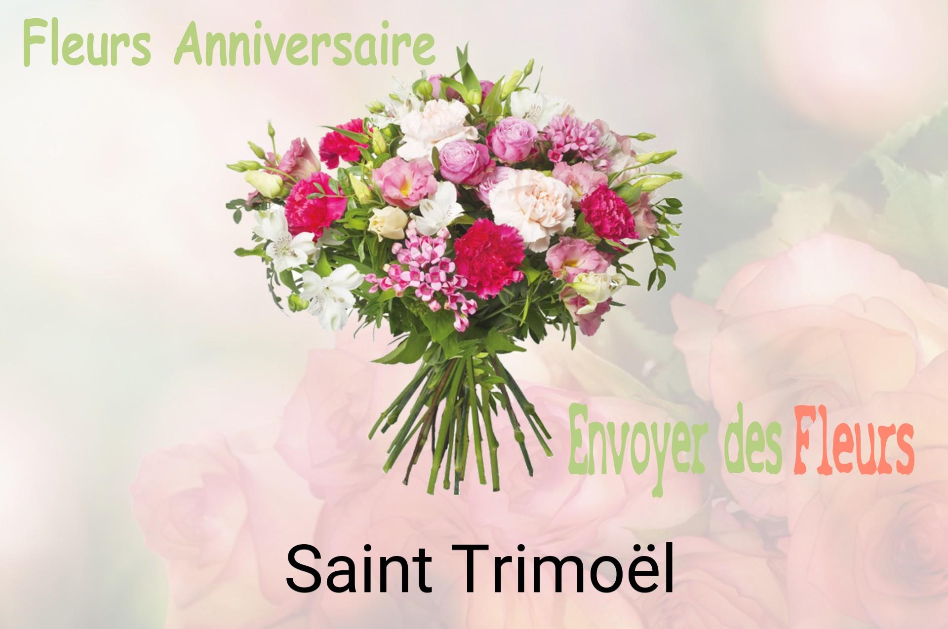 Bouquet de fleurs d’anniversaire livré à Saint-Trimoël